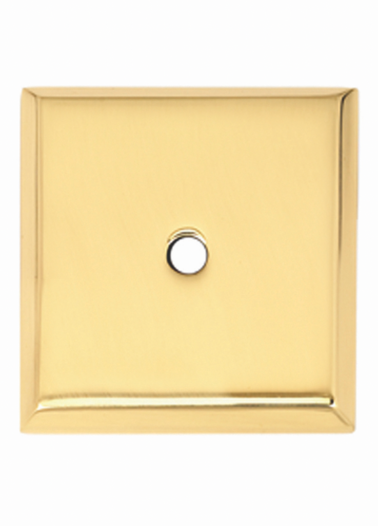 Unlacquered Brass Backplates for Cabinet Knobs - Forge Hardware Studio