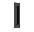 Modern Rectangular Flush Solid Brass Recess Door Pull in Oil Rubbed Bronze - Forge Hardware Studio