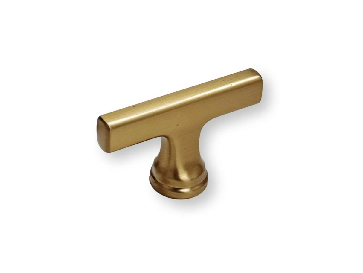 Champagne Bronze "James" Drawer Pulls and Knobs - Forge Hardware Studio