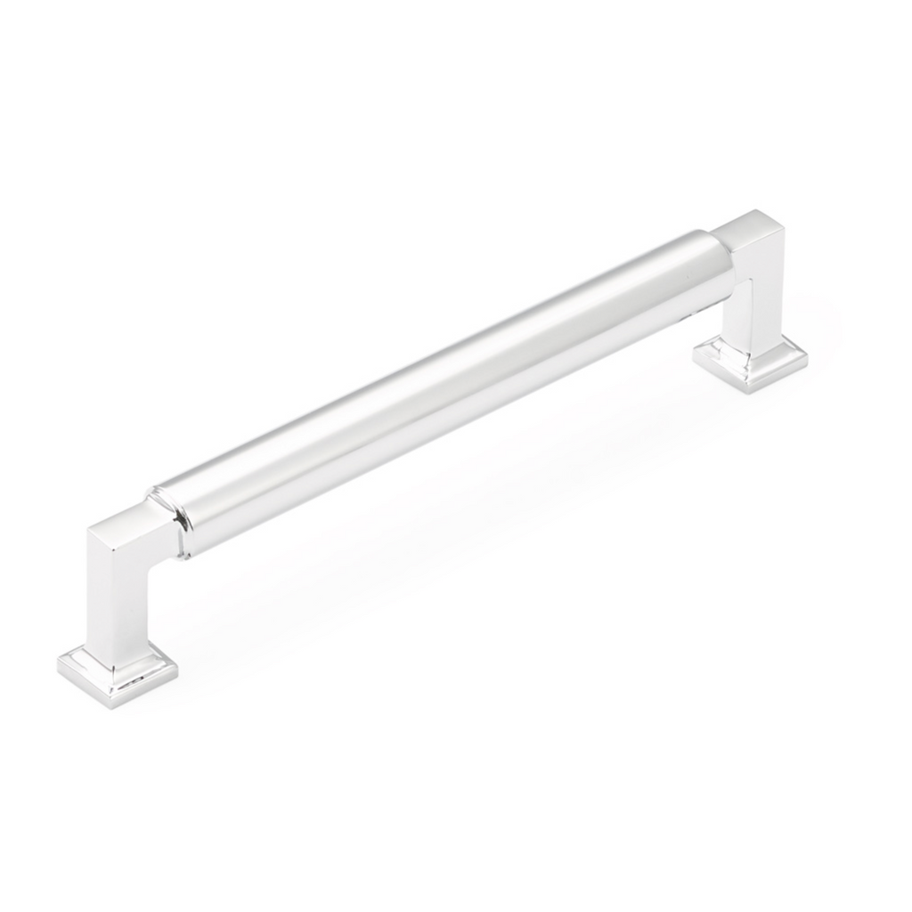 Polished Chrome "Neal" Cabinet Knobs and Pulls Cabinet Hardware - Forge Hardware Studio