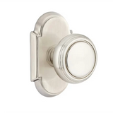 Transitional Satin Nickel "Ridge" Round Door Knob