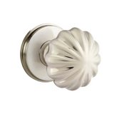 Transitional Satin Nickel "Heritage" Flower Door Knob