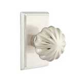 Transitional Satin Nickel "Heritage" Flower Door Knob