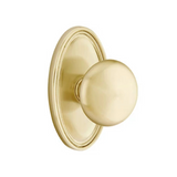 Transitional Satin Brass "Heritage" Round Door Knob