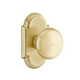 Transitional Satin Brass "Heritage" Round Door Knob