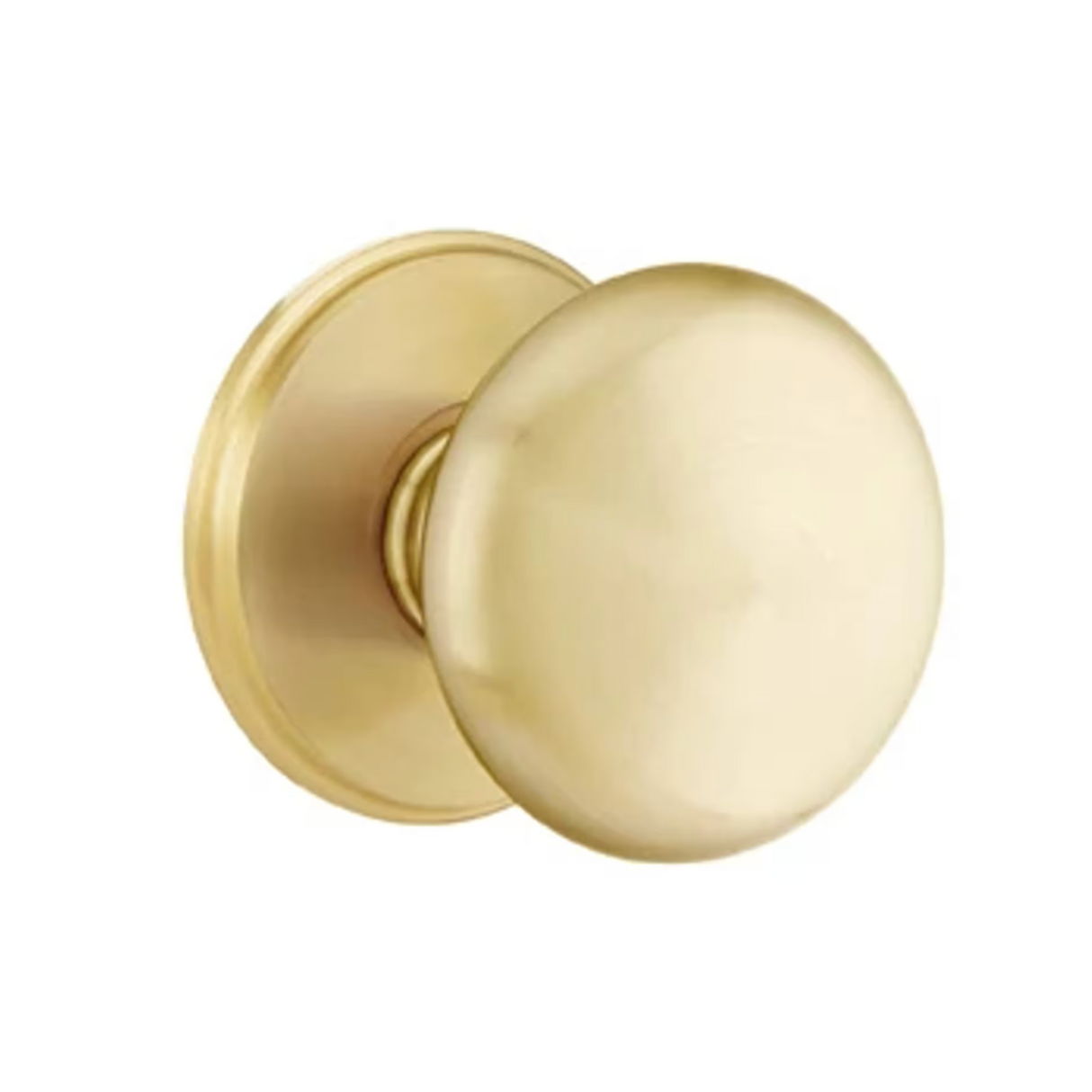 Transitional Satin Brass "Heritage" Round Door Knob