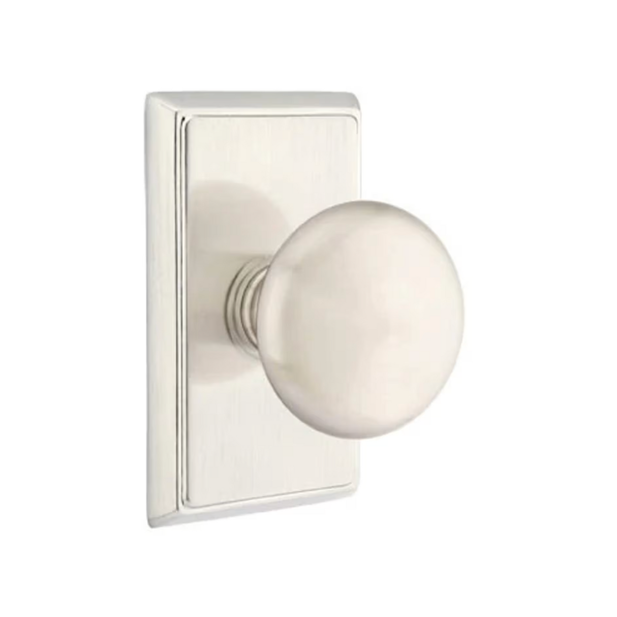 Transitional Satin Nickel "Heritage" Round Door Knob