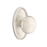 Transitional Satin Nickel "Heritage" Round Door Knob