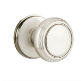 Transitional Satin Nickel "Ridge" Round Door Knob
