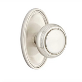 Transitional Satin Nickel "Ridge" Round Door Knob