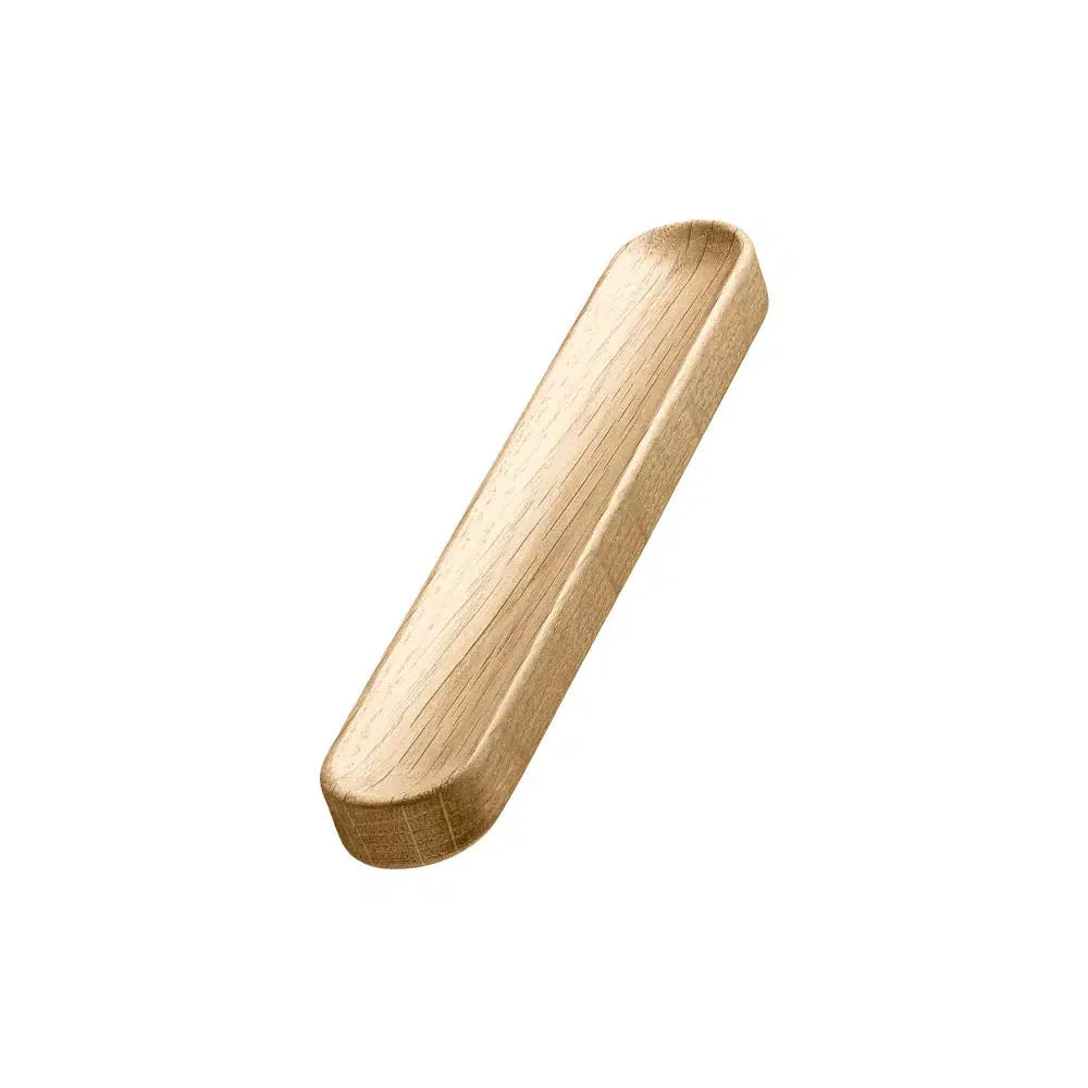 Clear Lacquered Oak "Shelf" Drawer Pull