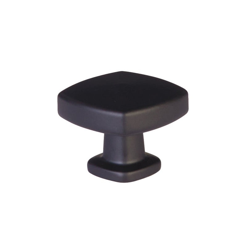 Matte Black "Elegance" Drawer Pulls and Cabinet Knobs - Forge Hardware Studio