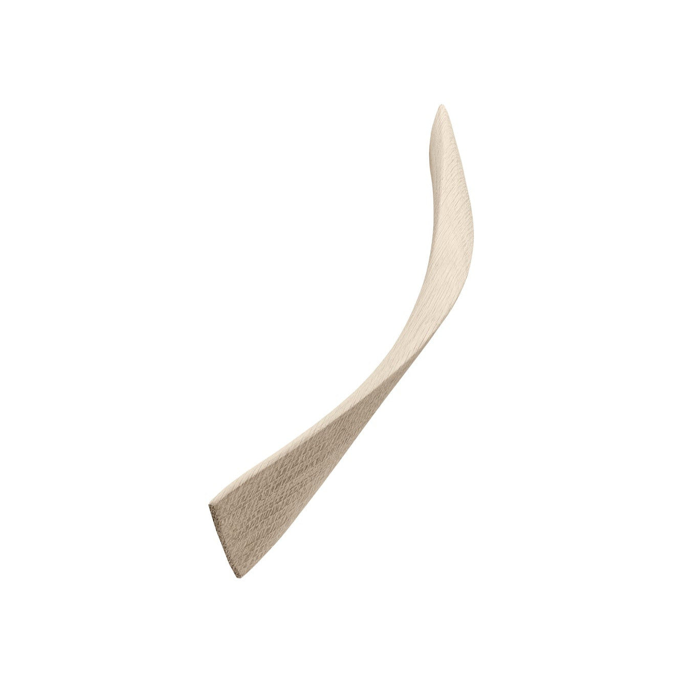 Unlacquered Oak Wood "Twist" Unfinished Drawer Pulls