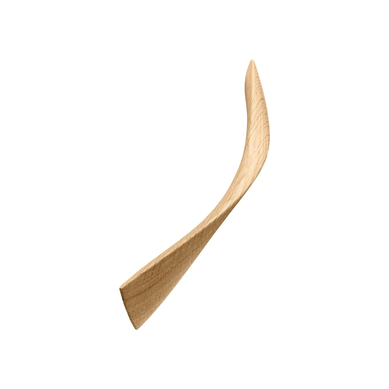 Lacquered Oak Wood "Twist" Drawer Pulls