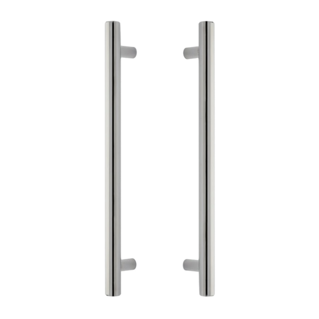 Door Pulls 12" "European" Handle Back to Back Hardware for Interior Sliding and Barn Doors - Forge Hardware Studio