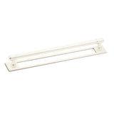 Polished Nickel Industrial Modern Pulls and Knob with Backplate