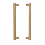 Champagne Bronze Smooth Glass Shower Door Handles