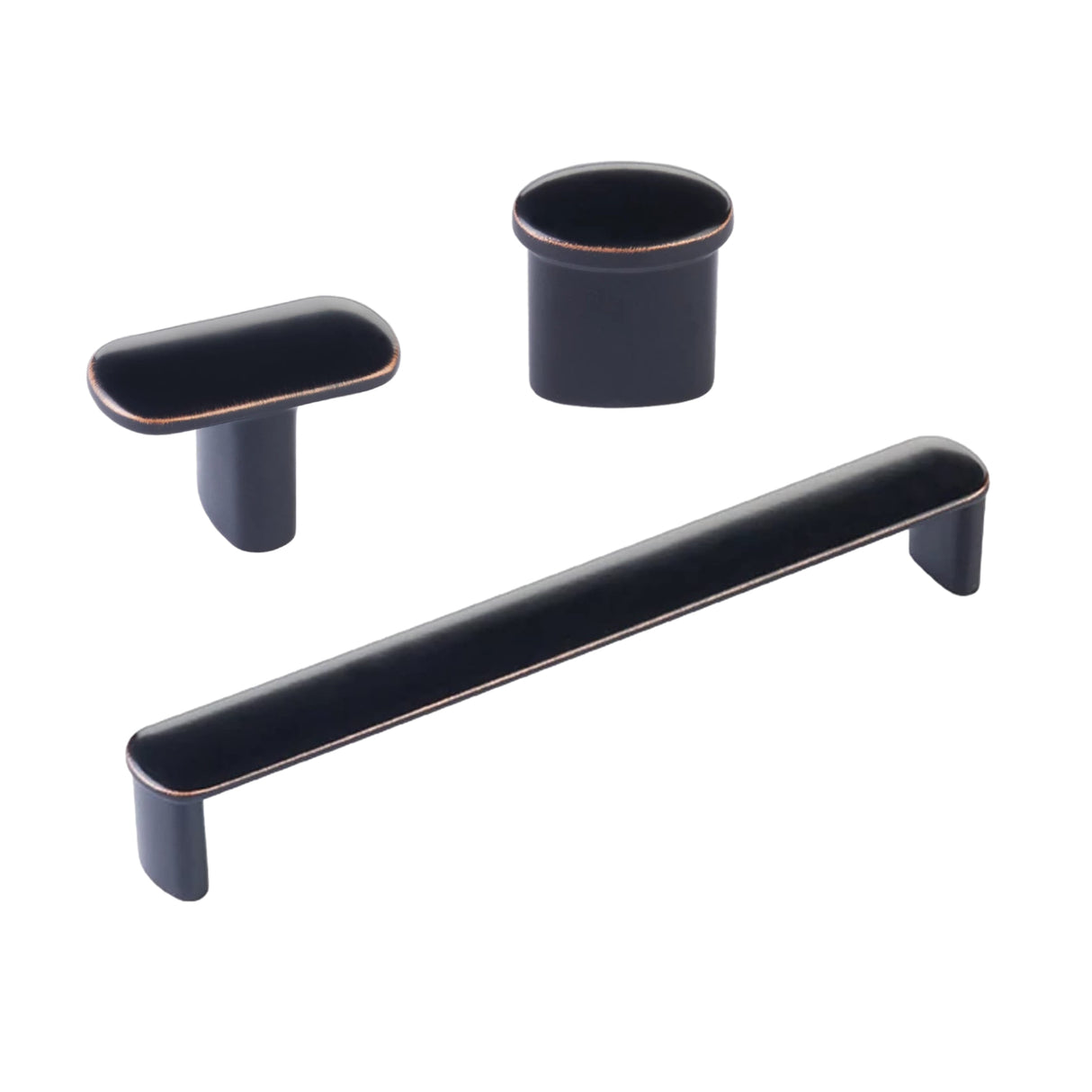 Oil Rubbed Bronze "Lake" Drawer Pulls and Cabinet Knobs