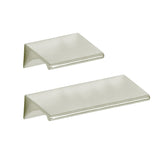 Polished Nickel "Graham" Tab Drawer Pull - Forge Hardware Studio