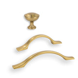 Champagne Bronze "Tina" Cabinet Knob and Drawer Pulls