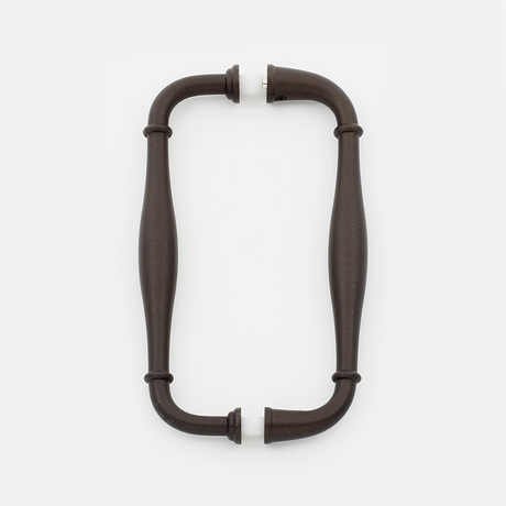 English Bronze "Kensington" Glass Shower Door Handle - Forge Hardware Studio