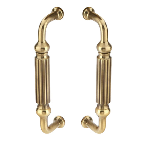 French Brass "Carlisle" Glass Shower Door Handle - Forge Hardware Studio