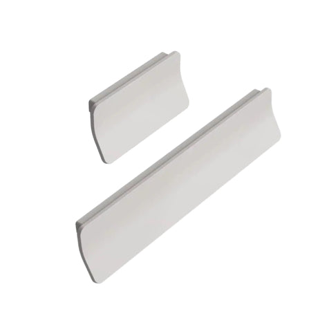 Light Beige "Leaf" Tab Drawer Pulls - Forge Hardware Studio