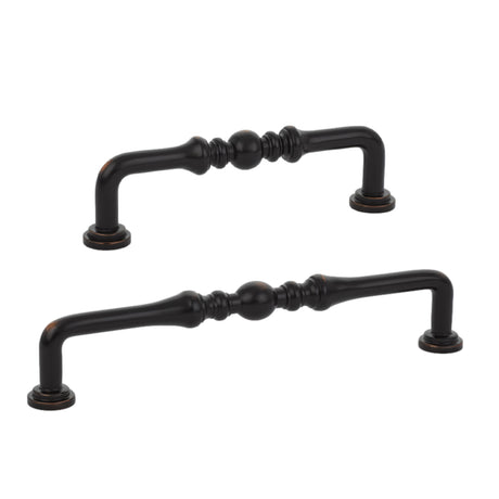 Oil Rubbed Bronze "Heritage" Cabinet Drawer Pulls - Kitchen Drawer Handles - Forge Hardware Studio