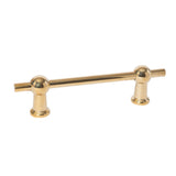 Unlacquered Btass "Elodie" T-Knob and Drawer Pull