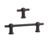 Oil Rubbed Bronze "Elodie" T-Knob and Drawer Pull