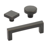 Rustic Bronze "Sonoma" Modern Cabinet Knobs and Drawer Pulls