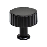 Matte Black "Canopy" Cabinet Knob and Drawer Pulls