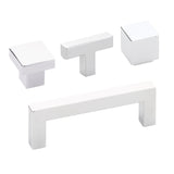 Polished Chrome "Glam" Cabinet Knobs and Drawer Pulls