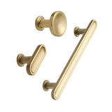 Dark Brushed Gold "Chateau" Cabinet Knobs and Drawer Pull - Forge Hardware Studio
