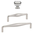 Polished Nickel "Avenue" Cabinet Knobs and Drawer Pulls - Forge Hardware Studio
