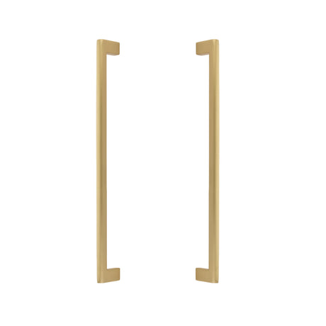 Door Pulls 12" "Luxe" Handle Back to Back Hardware for Interior Sliding and Barn Doors - Forge Hardware Studio