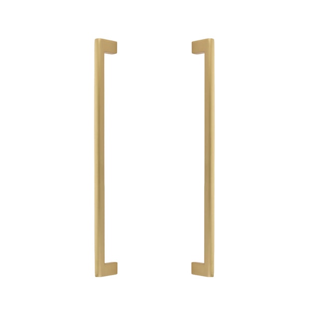 Door Pulls 12" "Luxe" Handle Back to Back Hardware for Interior Sliding and Barn Doors - Forge Hardware Studio