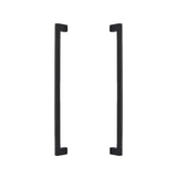 Door Pulls 12" "Luxe" Handle Back to Back Hardware for Interior Sliding and Barn Doors - Forge Hardware Studio