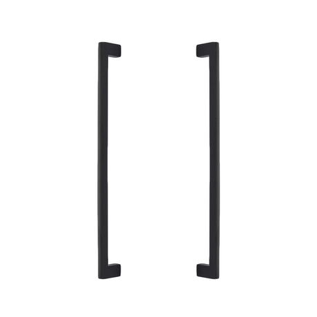 Door Pulls 12" "Luxe" Handle Back to Back Hardware for Interior Sliding and Barn Doors - Forge Hardware Studio