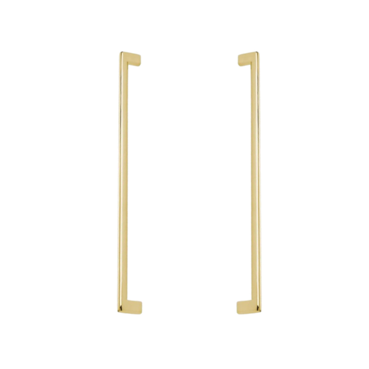 Door Pulls 12" "Luxe" Handle Back to Back Hardware for Interior Sliding and Barn Doors - Forge Hardware Studio