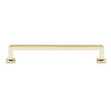 Unlacquered Brass "Kensington" Mission Style Cabinet Hardware
