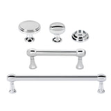 Polished Chrome "Solace" Cabinet Knobs and Drawer Pulls