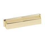 Unlacquered Brass "Kensington" Mission Style Cabinet Hardware