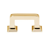 Unlacquered Brass "Kensington" Mission Style Cabinet Hardware