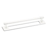 Polished Chrome Industrial Modern Pulls and Knob with Backplate