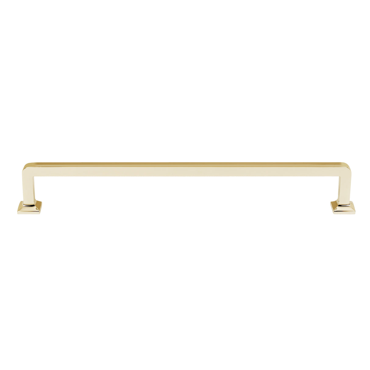 Unlacquered Brass "Kensington" Mission Style Cabinet Hardware - Forge Hardware Studio