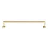 Unlacquered Brass "Kensington" Mission Style Cabinet Hardware