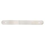 Brushed Nickel Rounded Drawer Pull Backplates