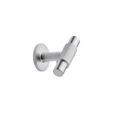 Brushed Stainless "Manor" Knurled Cabinet Knobs and Drawer Pulls
