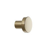 Polished Brass "Lounge" Cabinet Knob and Wire Drawer Pulls - Euro • Knobs